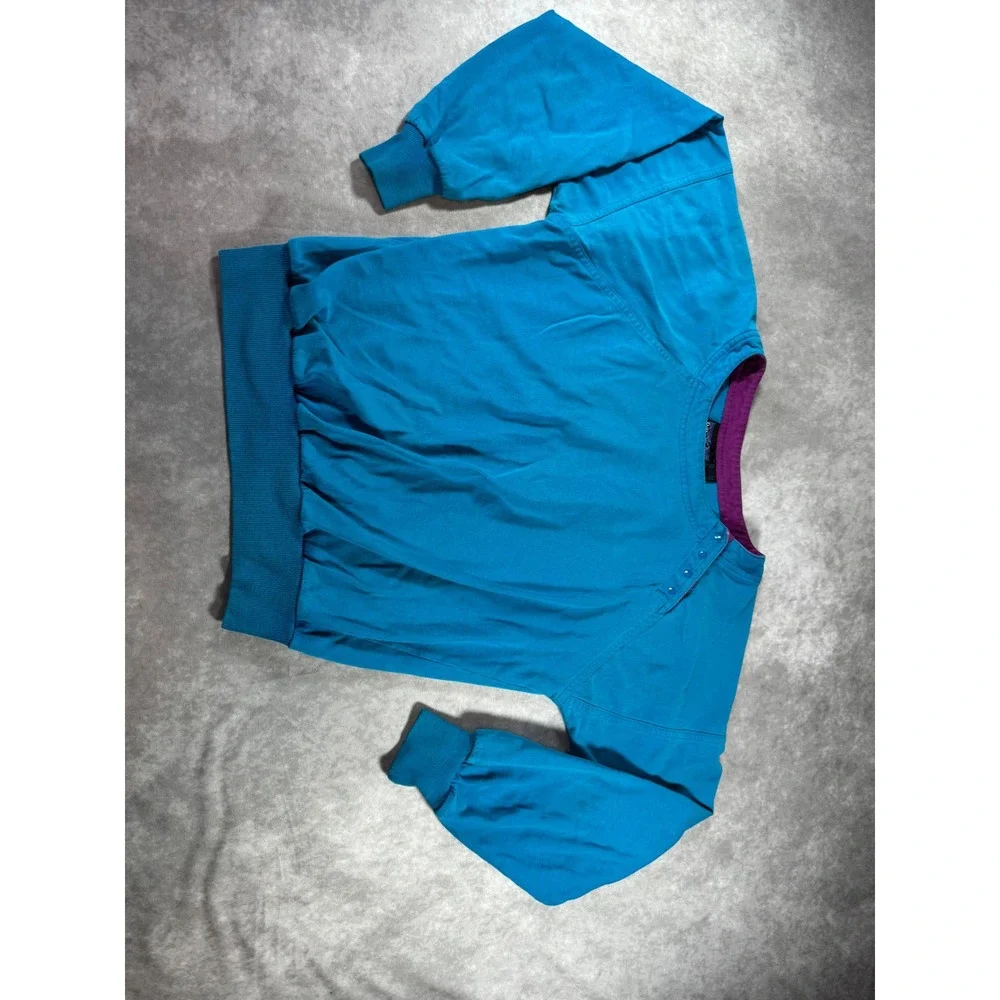 Vintage Patagonia Kids 7/8 Teal Purple Made in Hong Kong 80s 90s Retro Outdoor